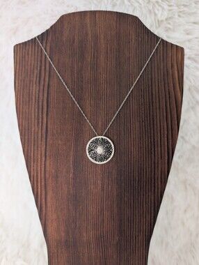 Swarovski Crystal Silver Necklace NWT